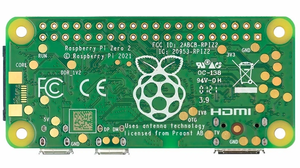 ПК Мини Raspberry Pi Zero 2 WBCM2711 (1.5)/512Mb /CR/noOS/WiFi/BT