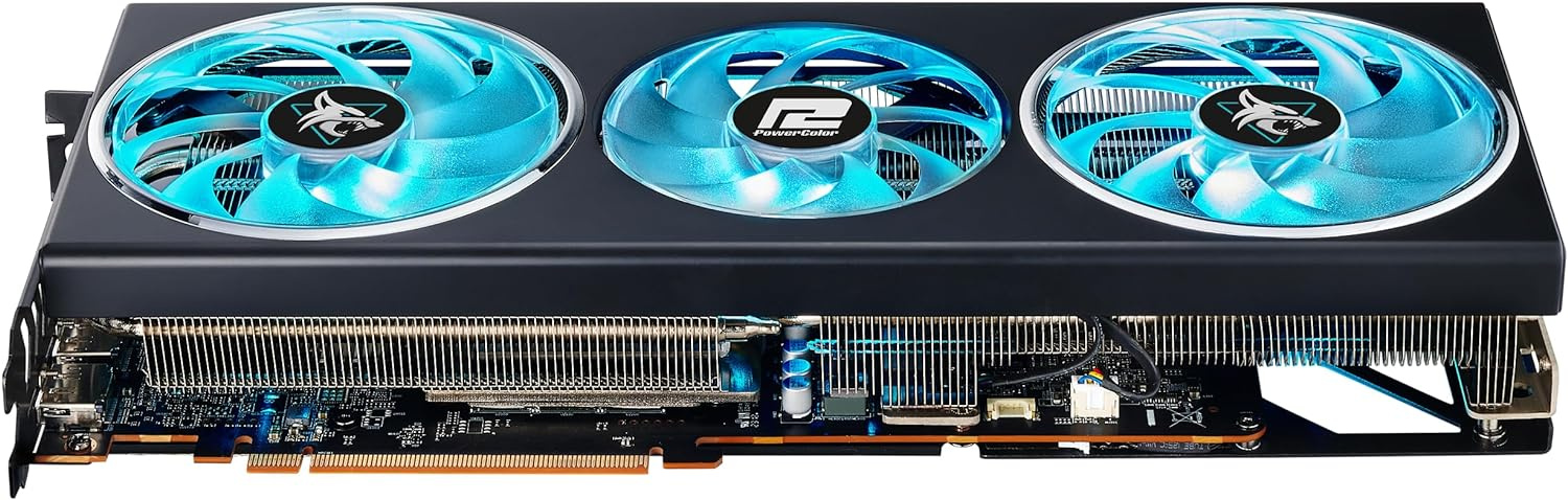 Видеокарта PowerColor PCI-E 4.0 RX7800XT 16G-L/OC AMD Radeon RX 7800XT 16Gb 256bit GDDR6 2124/19500 HDMIx1 DPx3 HDCP Ret