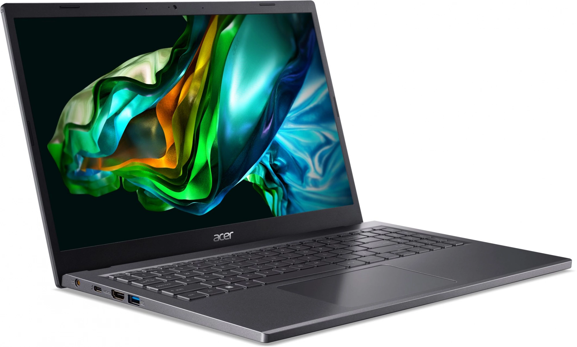 Ноутбук Acer Aspire 5 A515-58P-55K7 Core i5 1335U 8Gb SSD512Gb Intel UHD Graphics 15.6" TN FHD (1920x1080) noOS silver WiFi BT Cam (NX.KHJER.004)