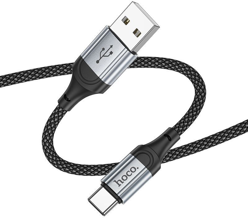 Кабель Hoco X102 Fresh Type-C USB (m)-USB Type-C 1м черный коробка