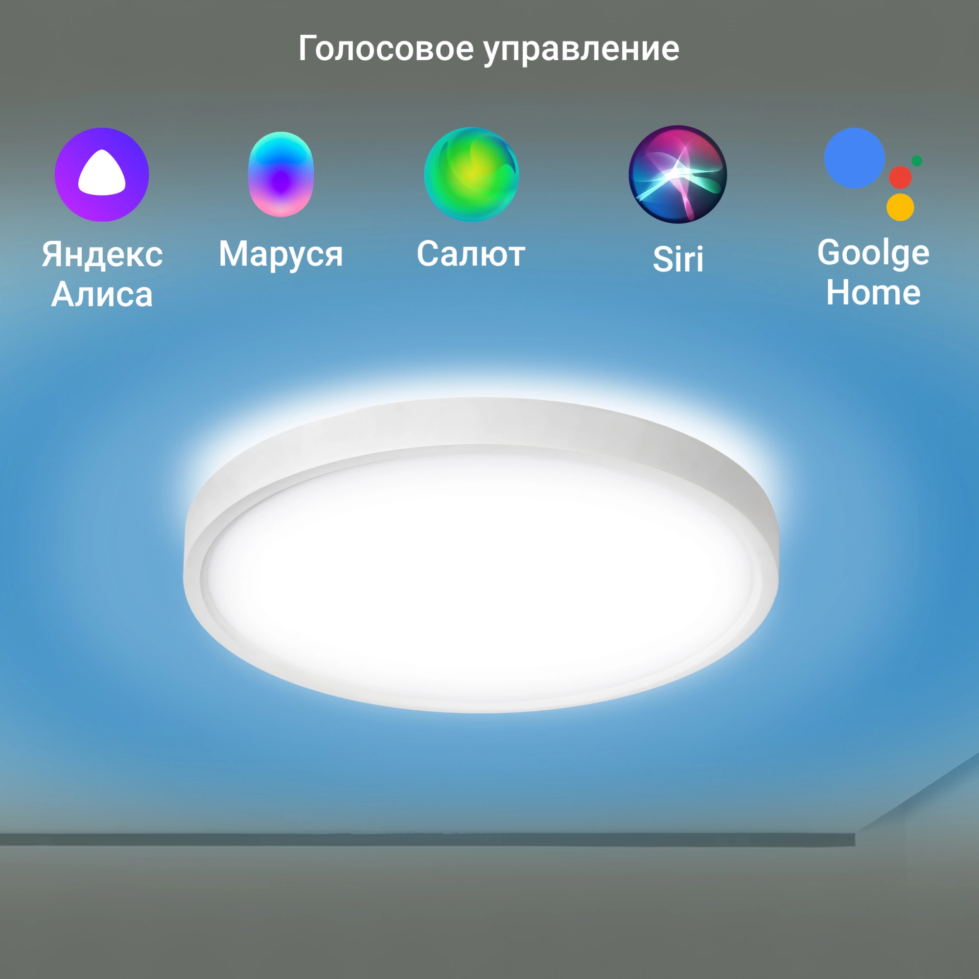 Умный светильник Digma TopLight TL40 потолоч. белый (TL40)