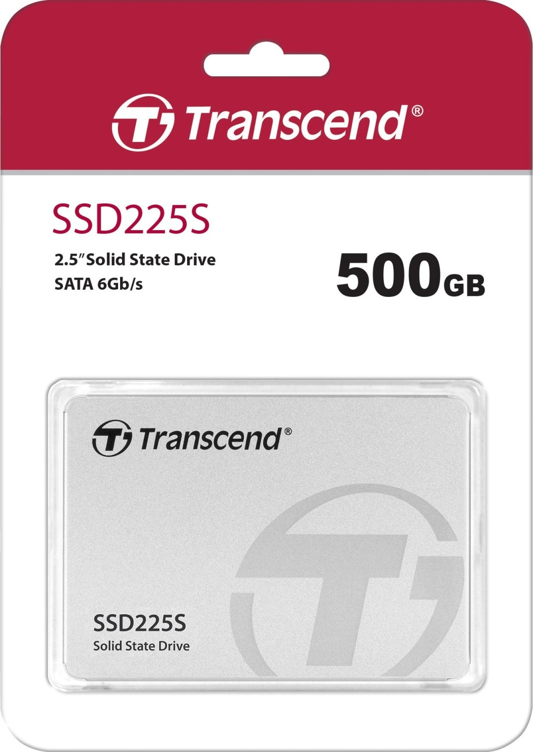 Накопитель SSD Transcend SATA-III 500GB TS500GSSD225S 225S 2.5" 0.3 DWPD