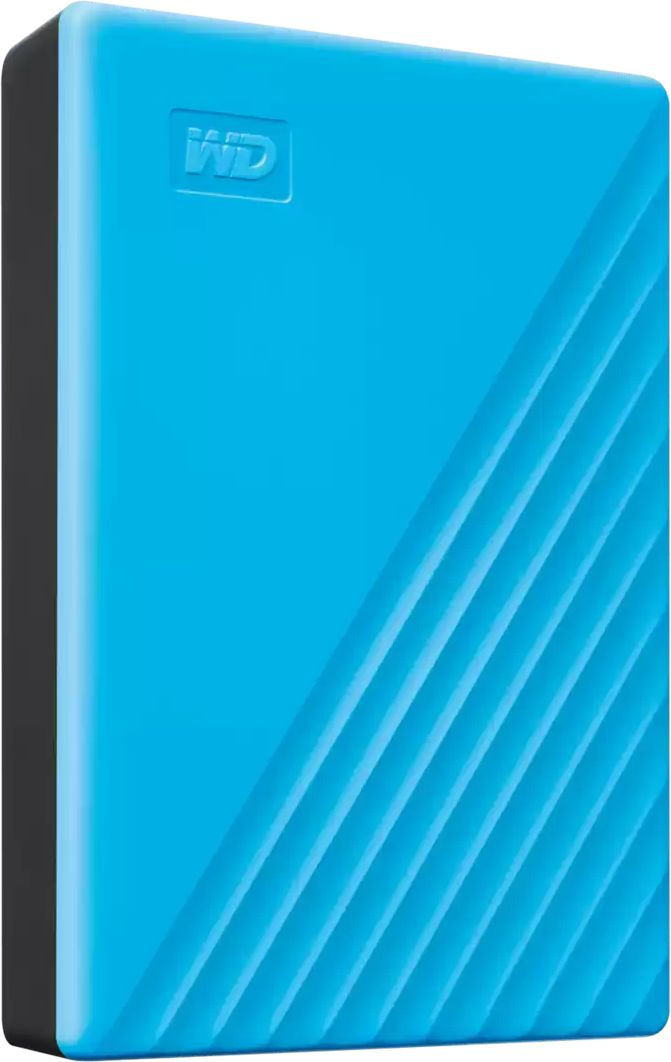 Жесткий диск WD USB 3.0 4Tb WDBPKJ0040BBL-WESN My Passport 2.5" голубой