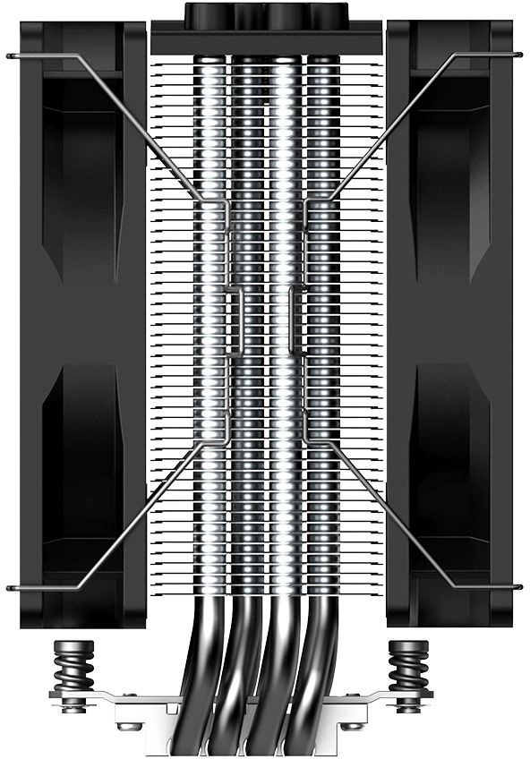 Кулер для процессора ID-COOLING SE-214-XT PLUS LGA1700/1200/115X/AM5/AM4 (16шт/кор, TDP 200W, PWM, 4 тепл.трубки прямого контакта, 2 x FAN 120mm) RET