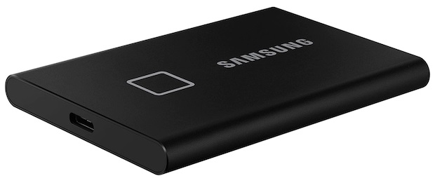 Тведотельный накопитель SSD Samsung T7 External 1Tb (1024GB) BLACK TOUCH USB 3.2 (MU-PC1T0K/WW)