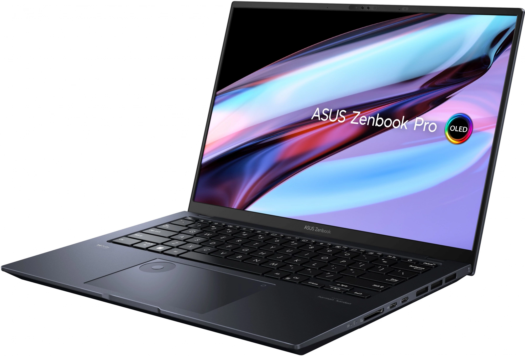 Ноутбук Asus Zenbook Pro 14 OLED UX6404VI-P1125X Core i9 13900H 32Gb SSD2Tb NVIDIA GeForce RTX4070 8Gb 14.5" OLED Touch 2.8K (2880x1800) Windows 11 Professional black WiFi BT Cam Bag (90NB0Z81-M00560)