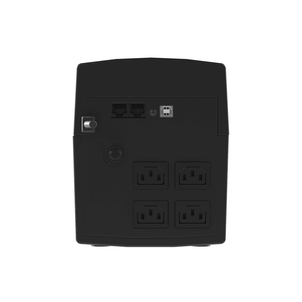 Линейно-интерактивный ИБП ДКС серии Info LCD, 1200 ВА/720 Вт, 1/1, 4xIEC C13, USB + RJ45, LCD, 2x7Aч