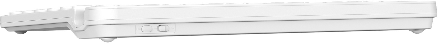 Клавиатура A4Tech Fstyler FBK30 белый USB беспроводная BT/Radio slim Multimedia (FBK30 WHITE)