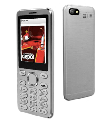 S240 Silver, 2.4'' 240х320, 32MB RAM, 32MB, up to 16GB flash, 0.08Mpix, 2 Sim, BT v2.1, Micro-USB, 1000mAh, 104g, 125 ммx53 ммx9,2 мм