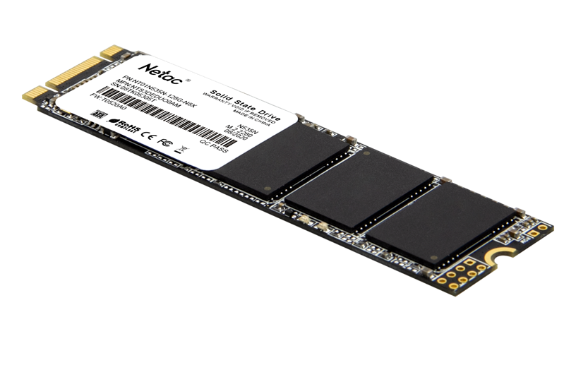 Твердотельный накопитель Netac N535N M.2 2280 SATAIII 3D NAND SSD 128GB, R/W up to 510/440MB/s 3Y