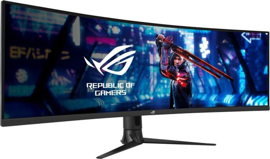 Монитор Asus 49" ROG Strix XG49WCR черный VA LED 1ms 32:9 HDMI матовая HAS Piv 450cd 178гр/178гр 5120x1440 165Hz DP 5K USB 14.92кг