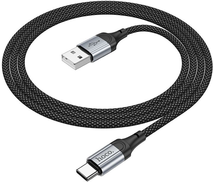 Кабель Hoco X102 Fresh Type-C USB (m)-USB Type-C 1м черный коробка