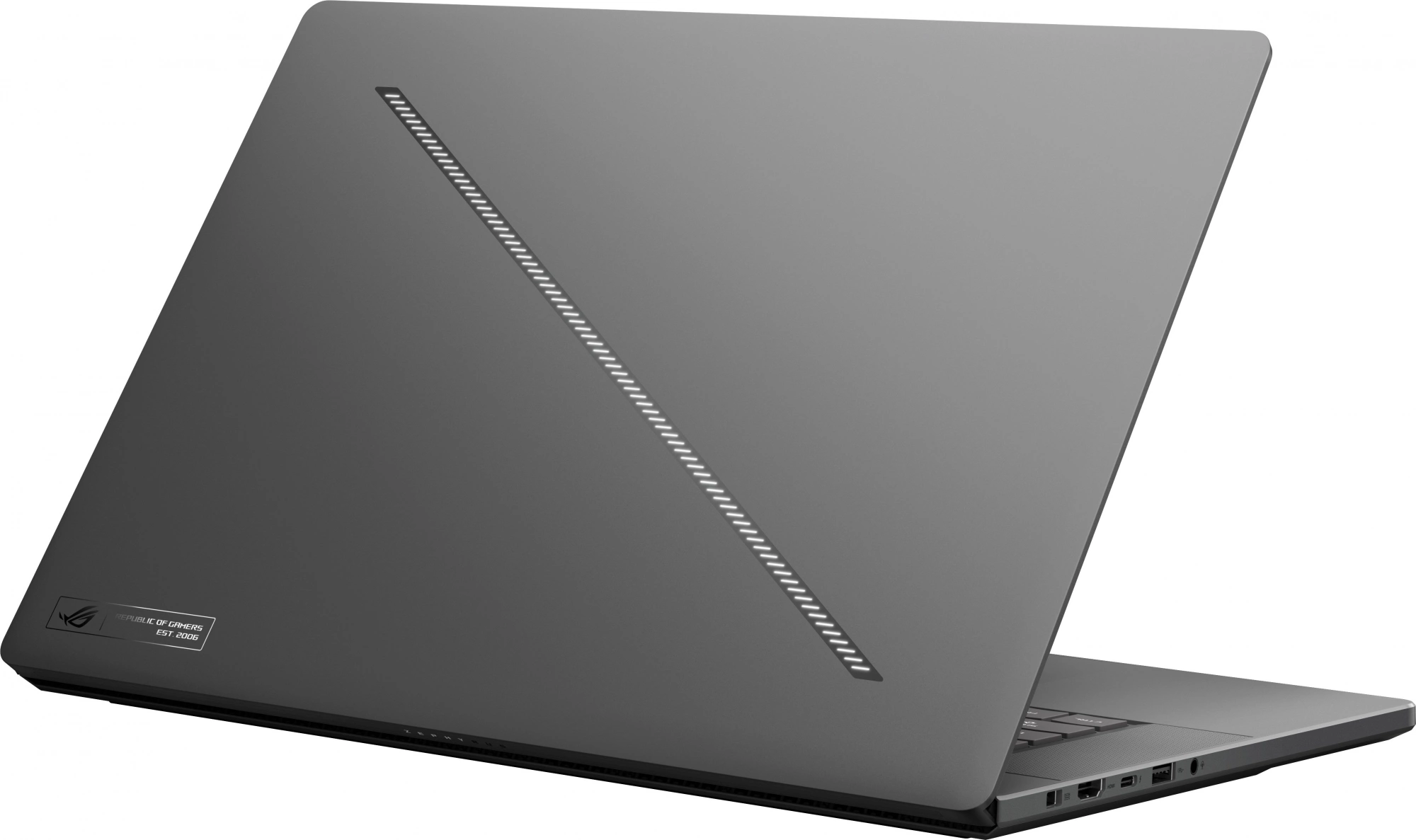 Ноутбук Asus ROG Zephyrus G16 GU605MY-QR111W Core Ultra 9 185H 32Gb SSD1Tb NVIDIA GeForce RTX4090 16Gb 16" OLED 2.5K (2560x1600) Windows 11 Home grey WiFi BT Cam (90NR0IQ5-M005S0)