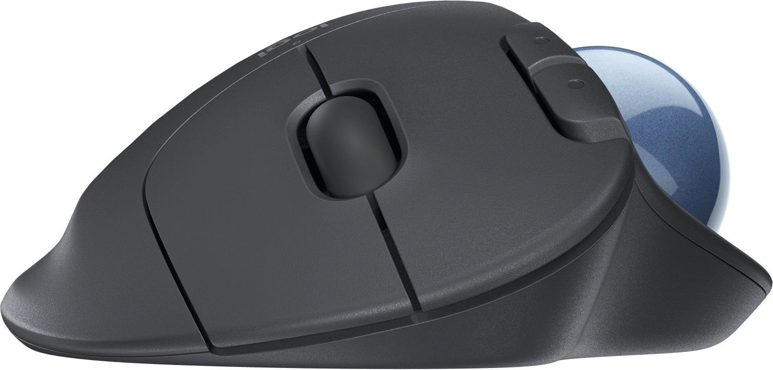 Трекбол Logitech Ergo M575 графитовый оптическая (2000dpi) беспроводная BT/Radio USB2.0 (4but)