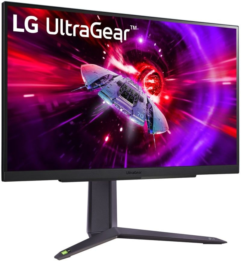 Монитор LG 27" UltraGear 27GR75Q-B черный IPS LED 16:9 HDMI матовая HAS 300cd 178гр/178гр 2560x1440 144Hz FreeSync Premium DP QHD USB 6.19кг