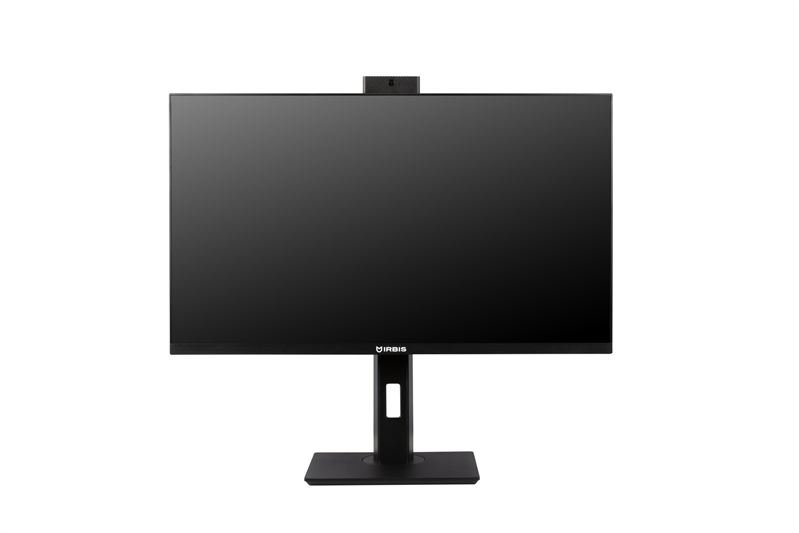 Монитор IRBIS SMARTVIEW 27'' LED Monitor 1920x1080, 16:9, IPS, 250 cd/m2, 1000:1, 3ms, 178°/178° VGA HDMI DP USB Audio out 75Hz Tilt Height Swivel Pivot Camera 5 mp Speak внутр. бп Black 3y  (C (потертости.)