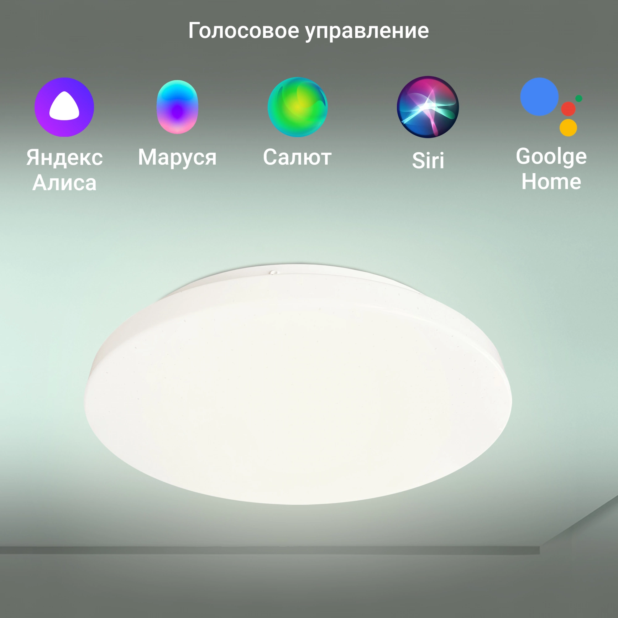 Умный светильник Digma TopLight TL25 потолоч. белый (TL25)