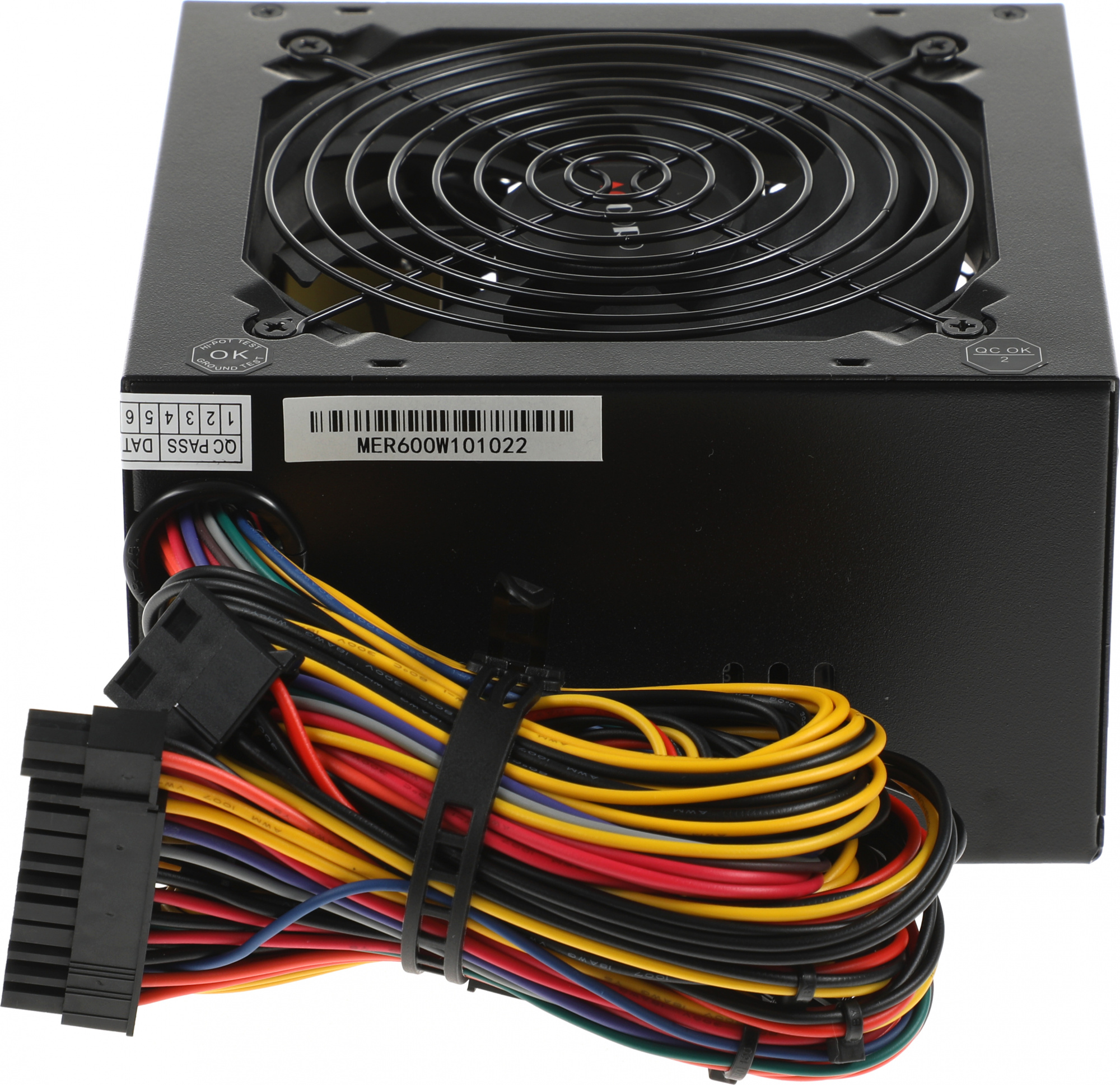 Блок питания Accord ATX 600W ACC-600W-12 (20+4pin) 120mm fan 4xSATA