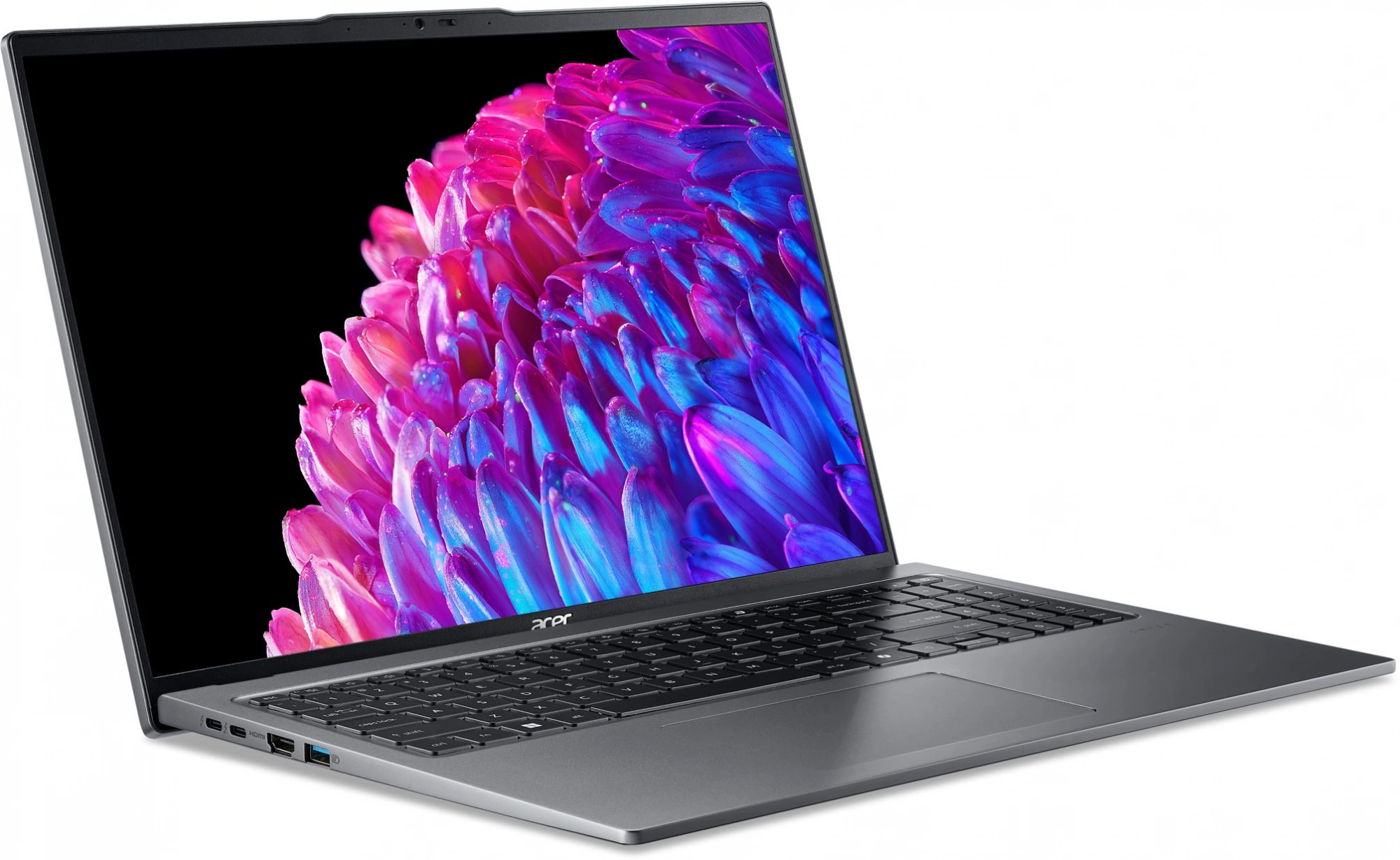 Ноутбук Acer Swift Go 16 SFG16-72-50UC Core Ultra 5 125H 16Gb SSD1Tb Intel Arc 16" IPS WQXGA (2560x1600) Windows 11 Home metall WiFi BT Cam (NX.KUBCD.002)