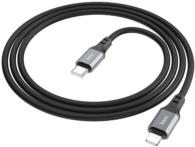 Кабель Hoco X86 iP Spear PD X86 IP USB-C-Lightning (m) 1м черный коробка