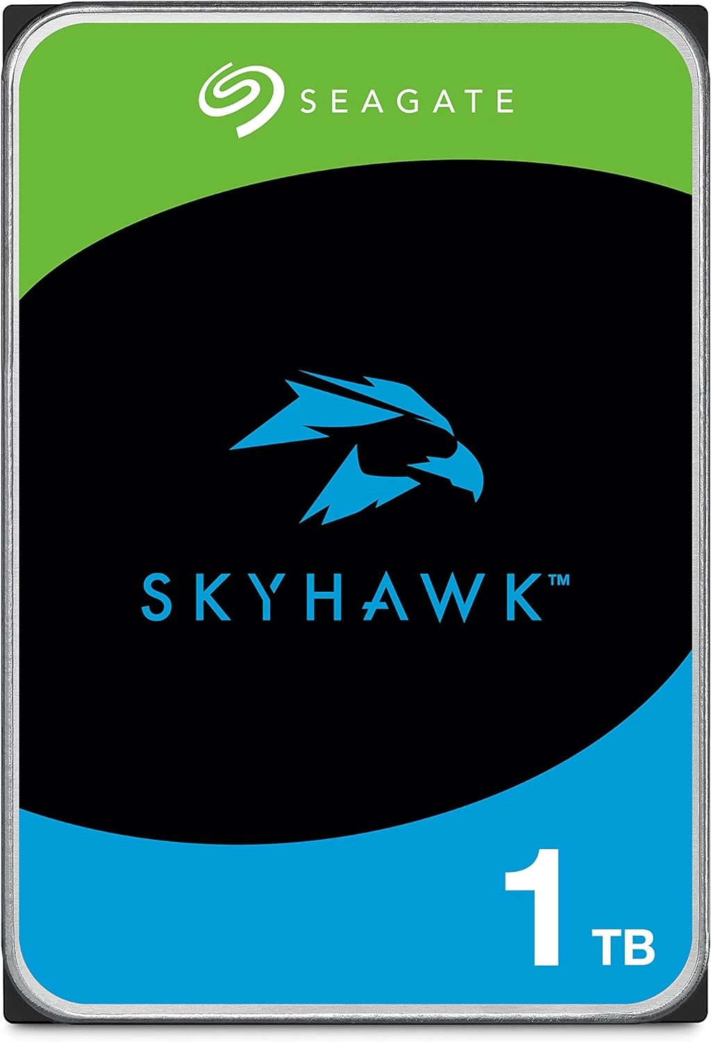 Жесткий диск Seagate Skyhawk HDD 3.5" SATA 1Tb, 5900 rpm, 256Mb buffer, 512e/4Kn, CMR, ST1000VX013, 1 year, (аналог ST1000VX005)