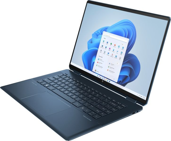 Ноутбук HP Spectre x360 16-f1028nn Core i7 1260P 16Gb SSD512Gb Intel Arc A370M 4Gb 16" IPS Touch 3K+ (3072x1920) Windows 11 Home Multi Language blue WiFi BT Cam (79S16EA)