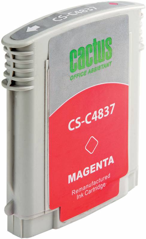 Картридж струйный Cactus CS-C4837 №11 пурпурный (29мл) для HP BIJ 1000/1100/1200/2200/2300/2600