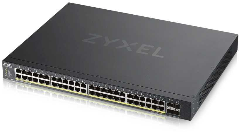 Коммутатор Zyxel XGS1930-52HP-EU0101F (L2+) 48x1Гбит/с 4SFP+ 48PoE+ 375W управляемый