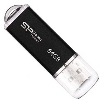 Флеш Диск Silicon Power 64Gb Ultima II-I Series SP064GBUF2M01V1K USB2.0 черный