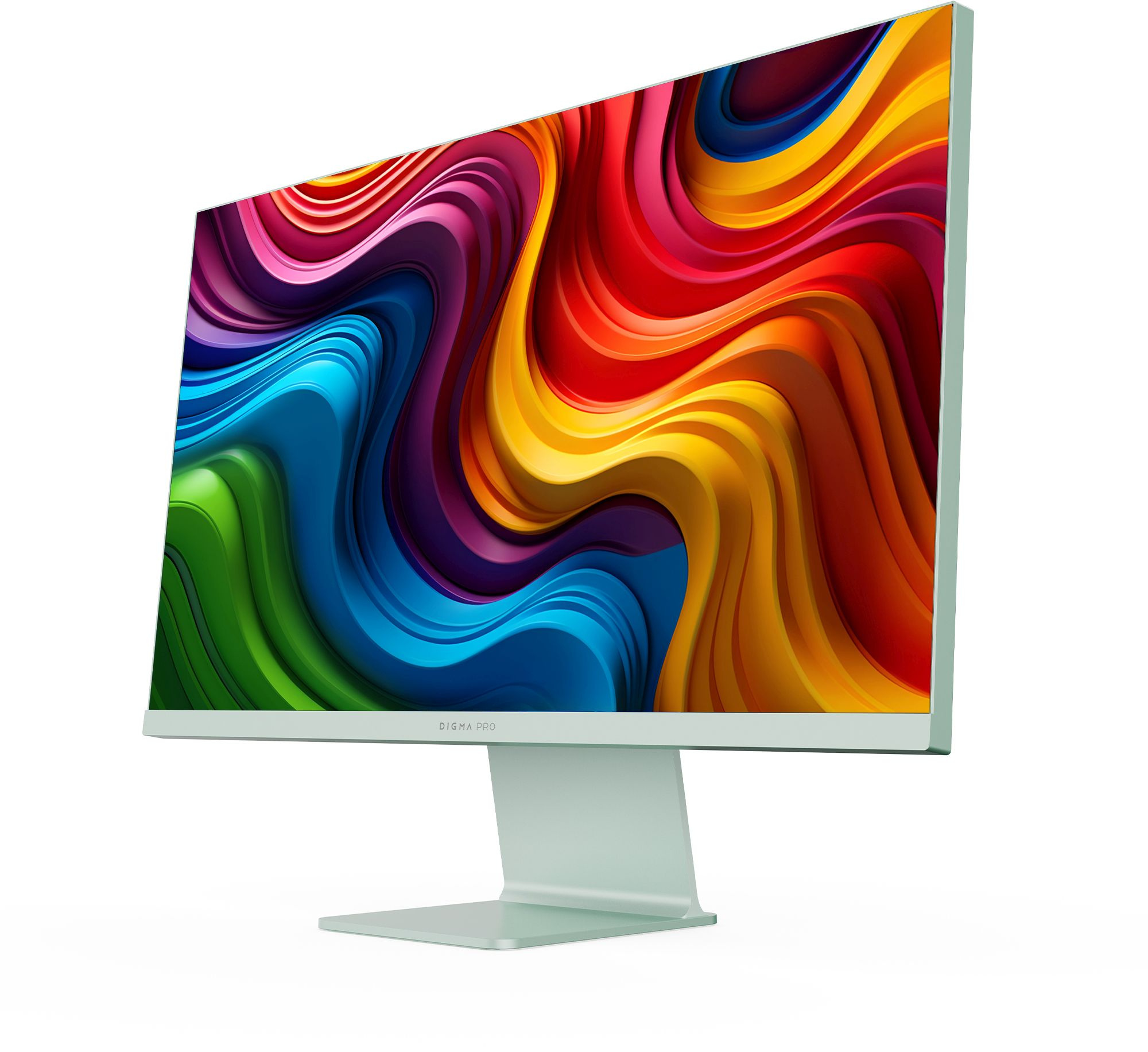 Монитор Digma Pro 27" Art L зеленый IPS LED 2ms 16:9 HDMI M/M матовая 300cd 178гр/178гр 2560x1440 165Hz G-Sync FreeSync DP 2K USB 5.7кг