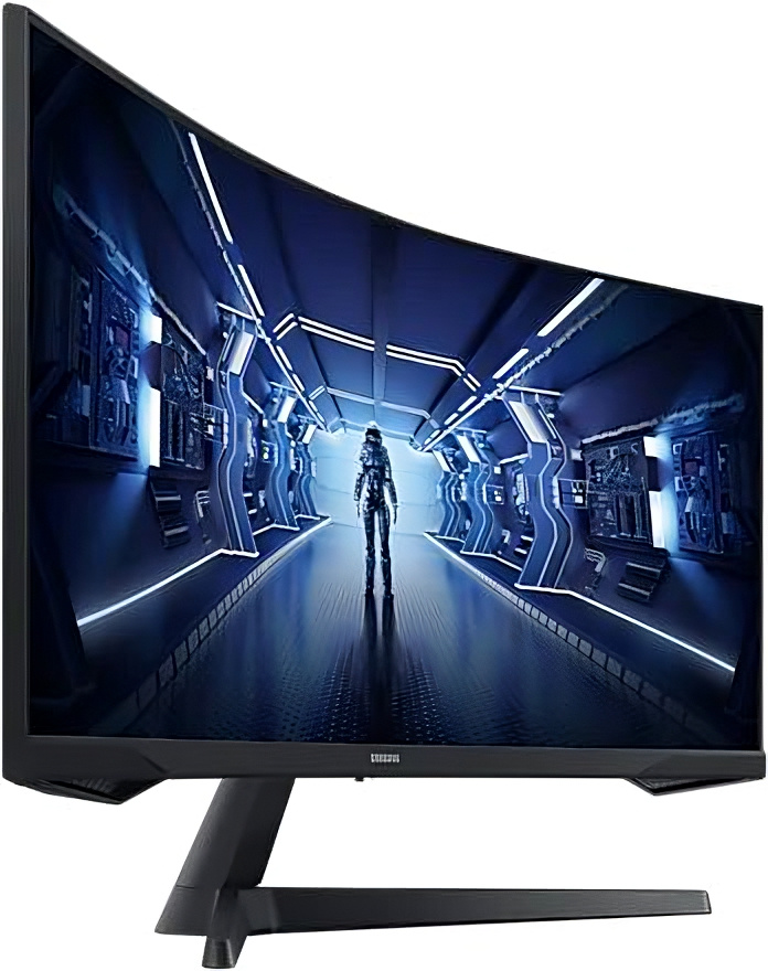 Монитор Samsung 34" Odyssey G5 C34G55TWWI черный VA LED 1ms 21:9 HDMI матовая 250cd 178гр/178гр 3440x1440 165Hz DP UW 5.6кг