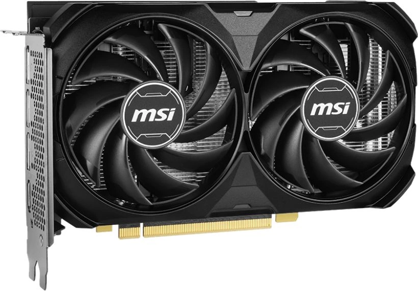 Видеокарта MSI PCI-E 4.0 RTX 4060 Ti 8G VENTUS 2X BLACK E1 NVIDIA GeForce RTX 4060TI 8Gb 128bit GDDR6 2535/18000 HDMIx1 DPx3 HDCP Ret