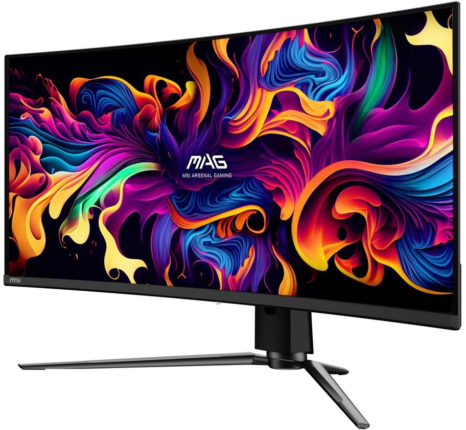 Монитор MSI 34" MAG 341CQP черный QD OLED LED 21:9 HDMI матовая HAS 250cd 178гр/178гр 3440x1440 175Hz FreeSync Premium Pro DP UW USB 9.3кг