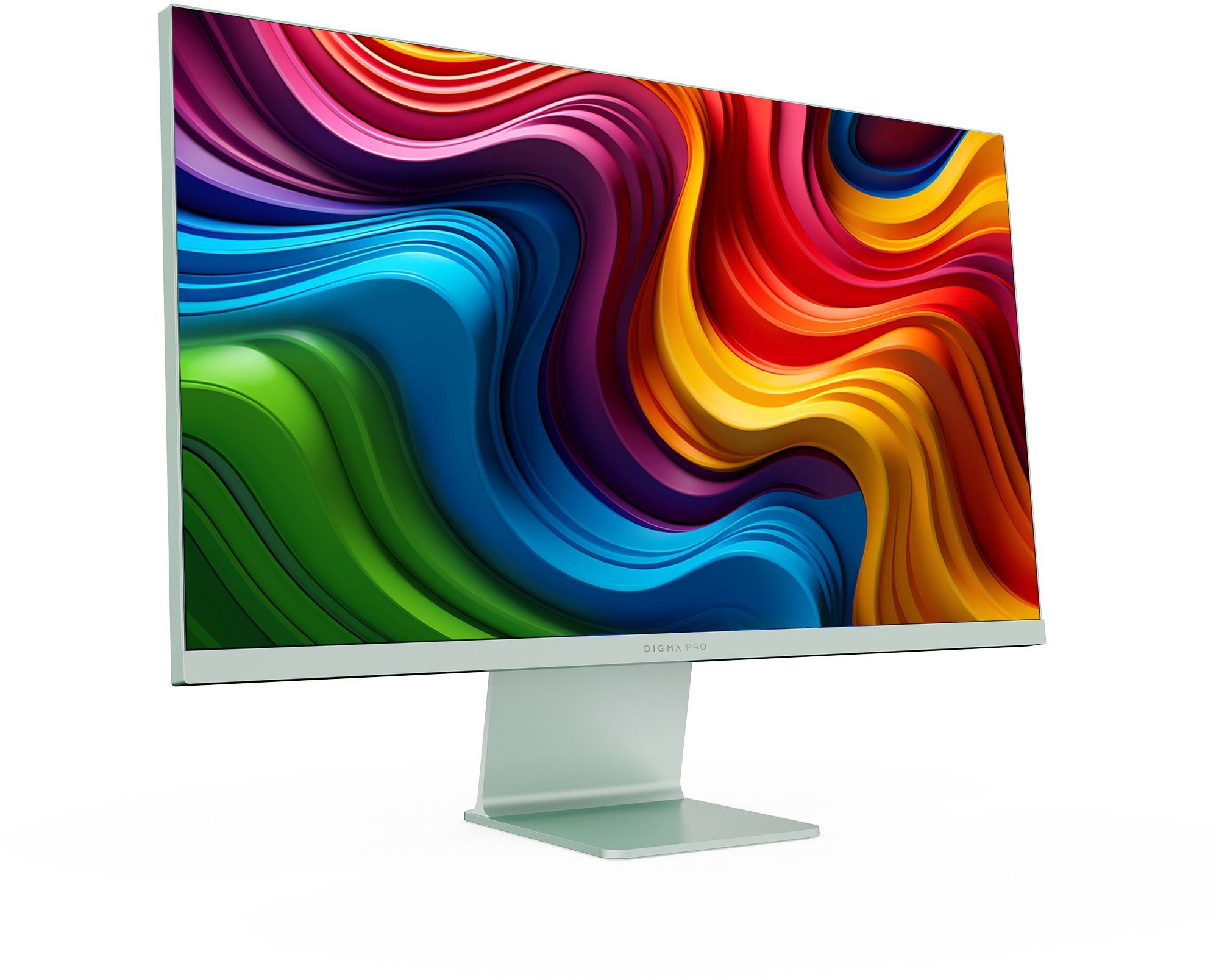 Монитор Digma Pro 27" Art L зеленый IPS LED 2ms 16:9 HDMI M/M матовая 300cd 178гр/178гр 2560x1440 165Hz G-Sync FreeSync DP 2K USB 5.7кг