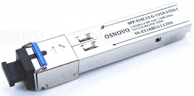 Модуль Osnovo SFP-S1SC13-G-1310-1550-I