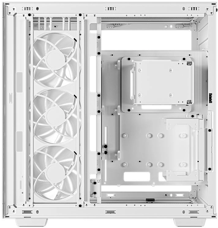 Корпус Deepcool CH780 белый без БП ATX 9x120mm 9x140mm 4x180mm 4x200mm 4xUSB3.0 audio bott PSU