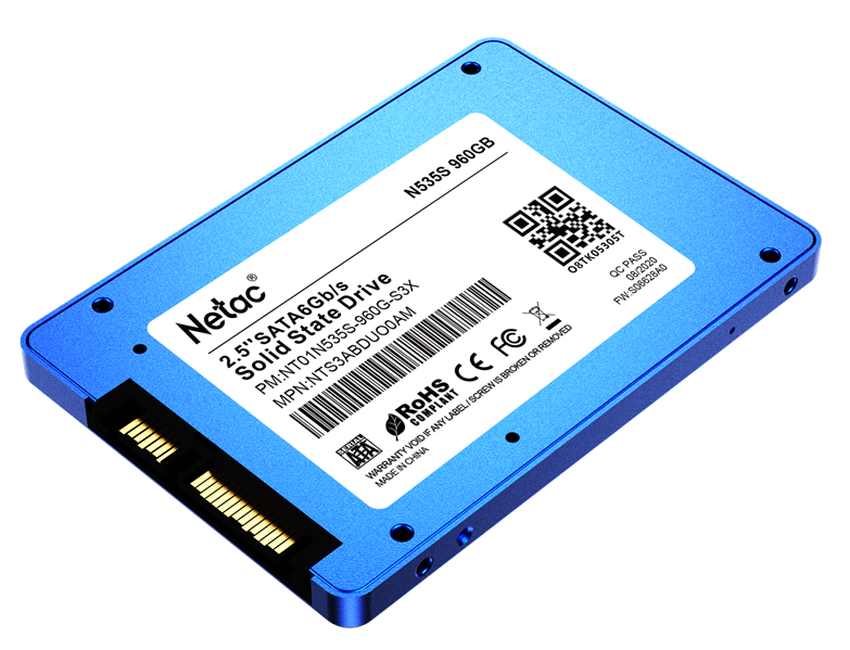 Накопитель SSD Netac SATA III 960Gb NT01N535S-960G-S3X N535S 2.5"