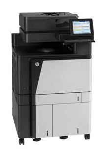 МФУ лазерный HP Color LaserJet Enterprise Flow M880z+(A3, цветной, 46стр/мин (A4 ч/б), 46стр/мин (A4 цв.), 1200x1200dpi, дуплекс, ДАПД-200 листов, факс, сетевой, USB)