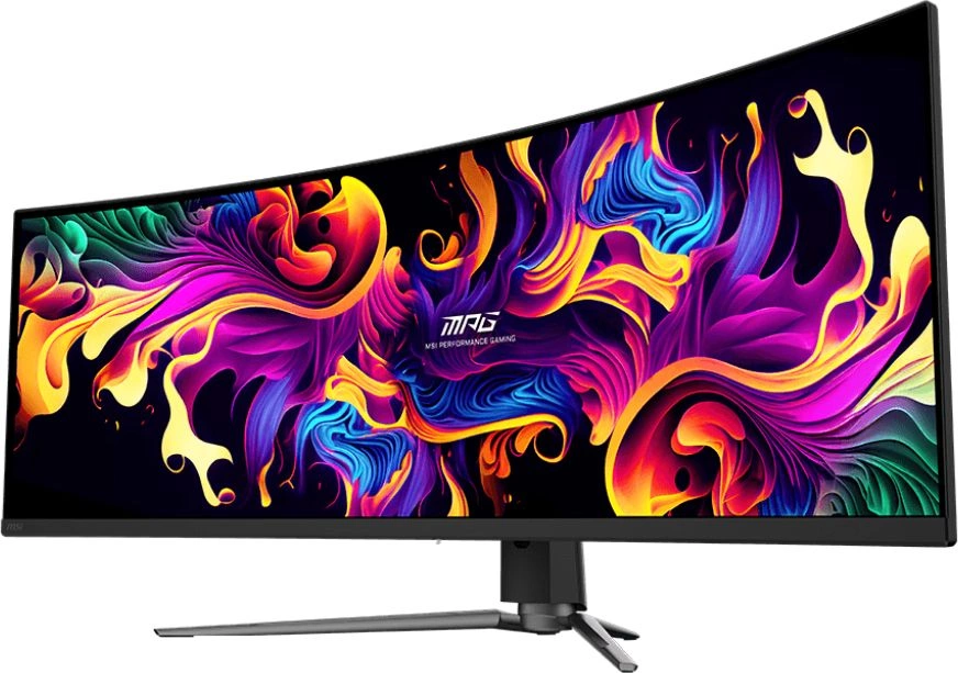 Монитор MSI 49" MPG 491CQP черный QD OLED LED 32:9 HDMI матовая HAS Piv 250cd 178гр/178гр 5120x1440 144Hz DP DQ USB 10.3кг