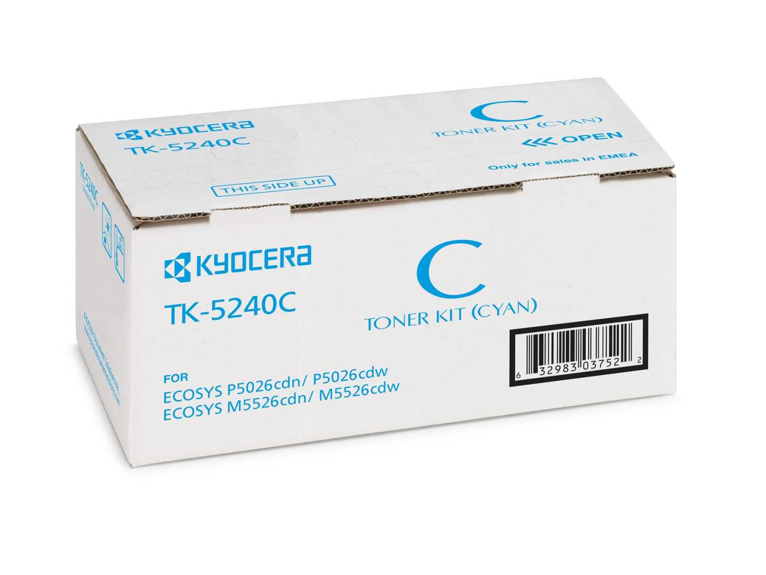 Картридж лазерный Kyocera TK-5240C 1T02R7CNL0 голубой (3000стр.) для Kyocera P5026cdn/cdw M5526cdn/cdw