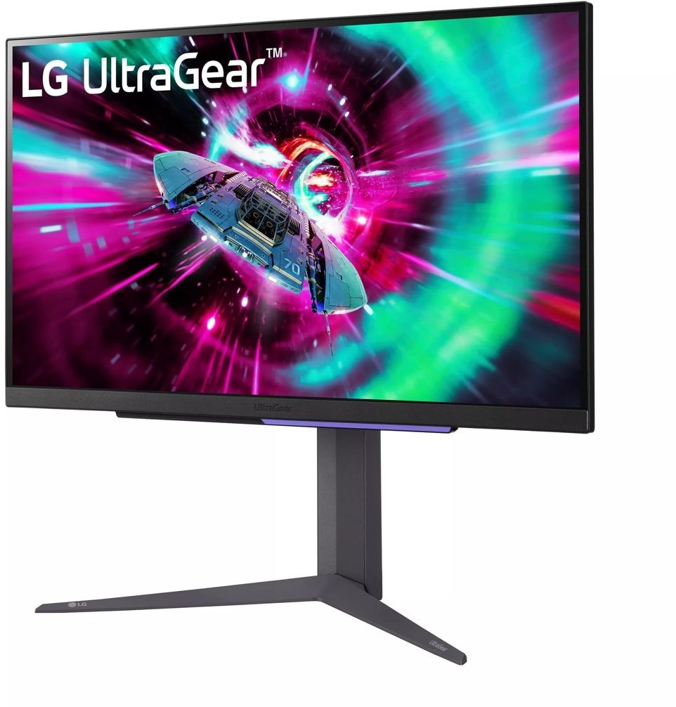 Монитор LG 27" UltraGear 27GR93U-B черный IPS LED 16:9 HDMI матовая HAS 320cd 178гр/178гр 3840x2160 144Hz G-Sync FreeSync Premium DP UHD USB 6.4кг