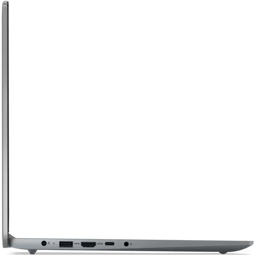 Ноутбук Lenovo IdeaPad Slim 3 15AMN8 Ryzen 5 7520U 8Gb SSD256Gb AMD Radeon 610M 15.6" TN FHD (1920x1080) noOS grey WiFi BT Cam (82XQ0006RK)