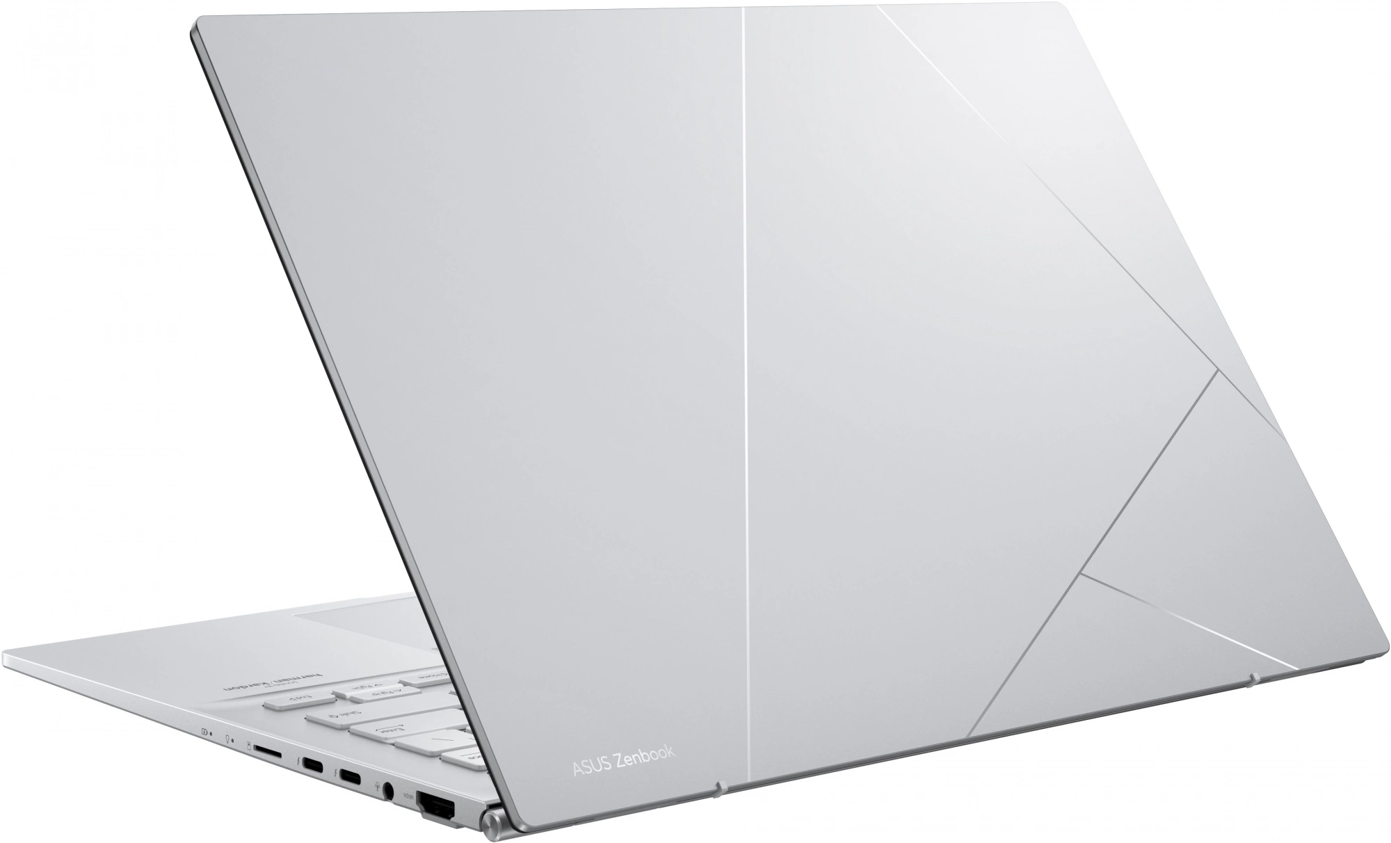 Ноутбук Asus Zenbook 14 UX3402VA-KP697 Core i5 13500H 16Gb SSD512Gb Intel Iris Xe graphics 14" IPS WQXGA (2560x1600) noOS silver WiFi BT Cam Bag (90NB10G6-M014Z0)