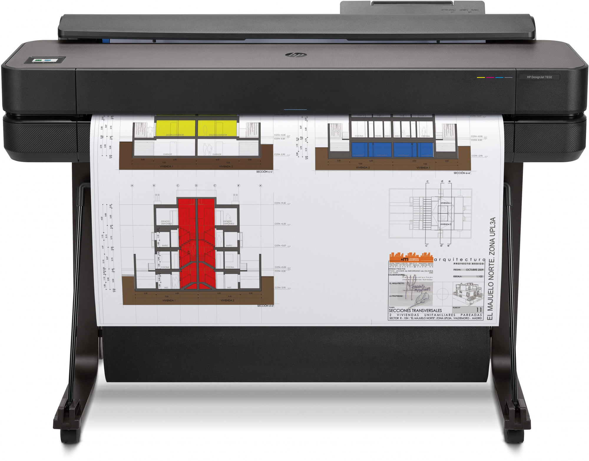 Плоттер HP Designjet T650 (5HB10A) A0/36"