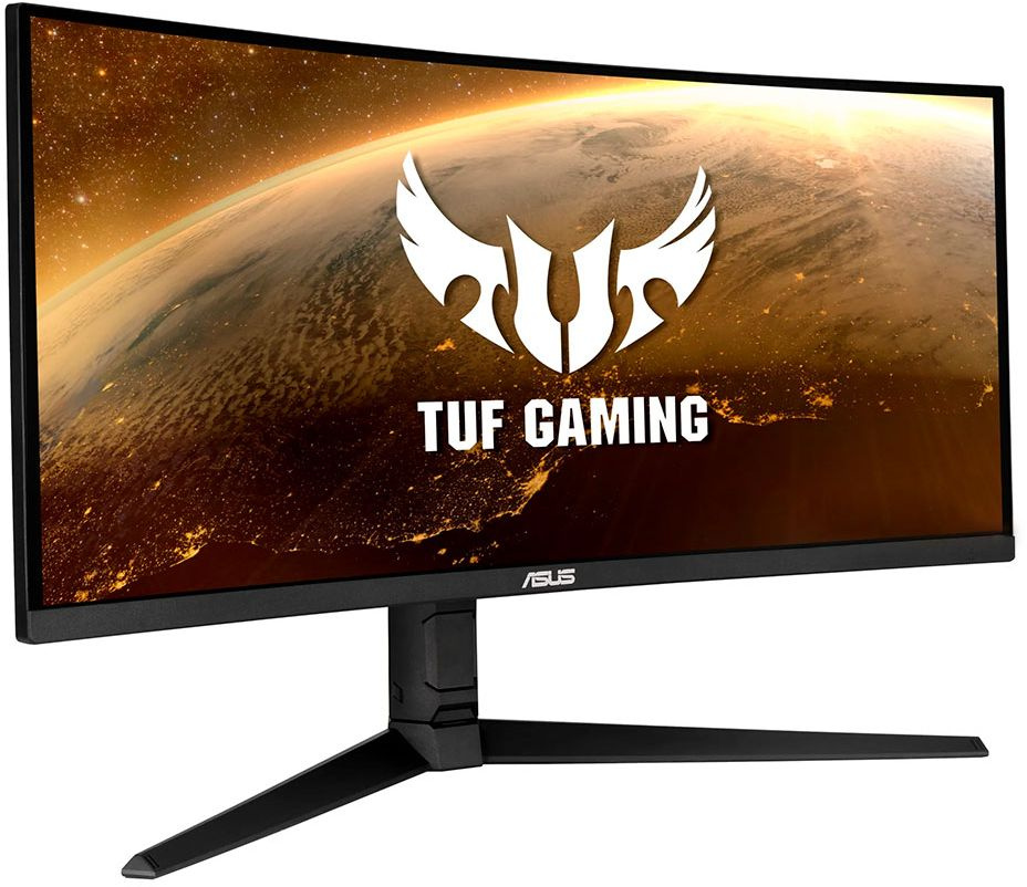 Монитор Asus 34" TUF Gaming VG34VQL1B темно-серый VA LED 1ms 21:9 HDMI M/M матовая HAS Piv 550cd 178гр/178гр 3440x1440 165Hz DP 2K USB 9.01кг