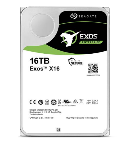 Жесткий диск Seagate SATA-III 16Tb ST16000NM001G Server Exos X16 512E (7200rpm) 256Mb 3.5"