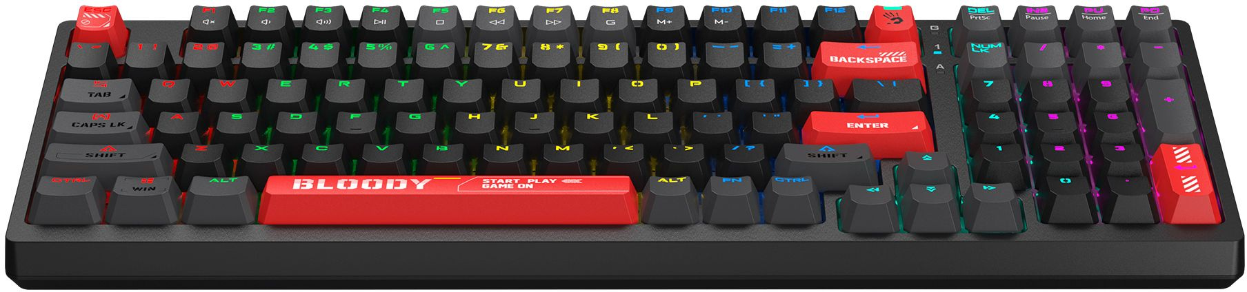 Клавиатура A4Tech Bloody S98 механическая красный USB for gamer LED (S98 RED)