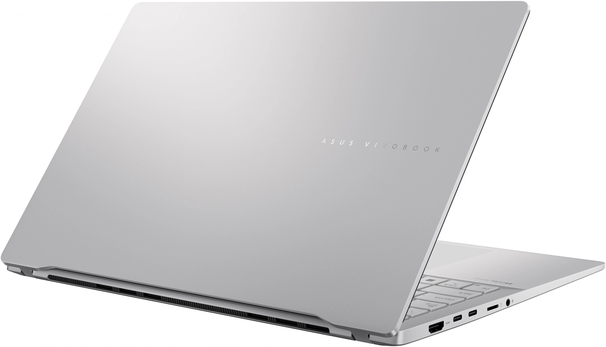 Ноутбук Asus Vivobook S 15 OLED S5507QA-MA052W Snapdragon X Elite X1E 78 100 32Gb SSD1Tb Qualcomm Adreno 15.6" OLED 3K (2880x1620) Windows 11 Home silver WiFi BT Cam (90NB14Q2-M00630)