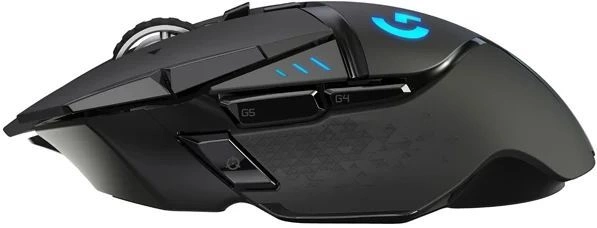 Мышь Logitech G502 Lightspeed черный оптическая (25600dpi) беспроводная USB (9but)