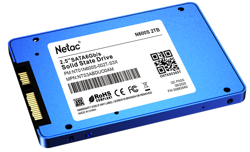 Накопитель SSD Netac SATA-III 2TB NT01N600S-002T-S3X N600S 2.5"